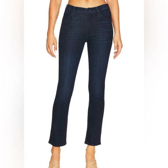 MOTHER Denim The Mid Rise Dazzler Ankle Jeans Dark Wash Now or Never Size 30 - Picture 10 of 14